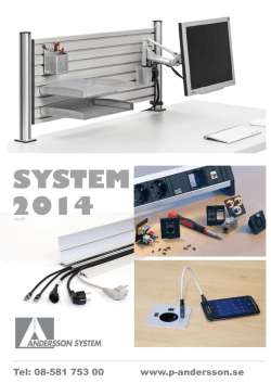 System/kabelhantering