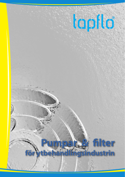 Pumpar & filter