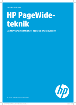 HP PageWide- teknik - HP® Official Store