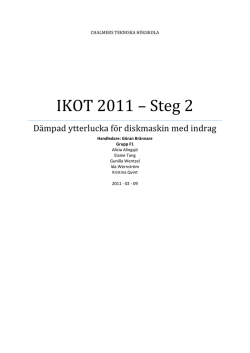 IKOT 2011 – Steg 2