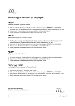 Felkoder (PDF