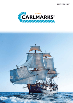 Produkt info - Välkommen till Carlmarks