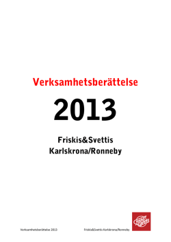 VB 2013.doc - Friskis & Svettis i Karlskrona/Ronneby