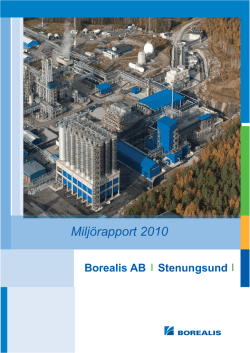 Miljörapport 2010