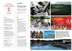 Program - Tema Toscana
