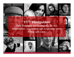 1177 Vårdguiden - Apotekarsocieteten