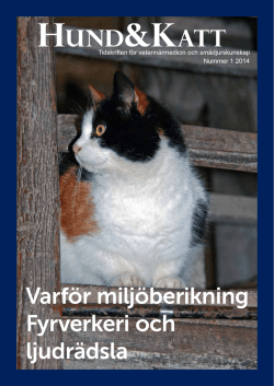 Om Hund&Katt nr 1 2014