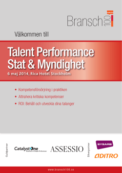 Talent Performance Stat & Myndighet
