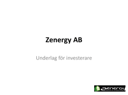 Zenergy AB - CBC group
