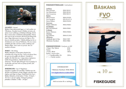 10 Bäskåns fvo - Jakt och Fiske i Södra Lappland