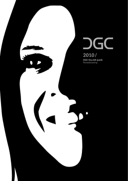 DGC One AB (publ) Årsredovisning