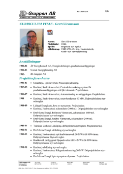 Gert Göransson CV - pdf - JD