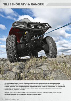 ATV & Ranger tillbehör 2012 på svenska