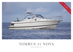 NIMBUS 31 NOVA - De Vaart Yachting