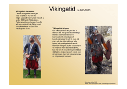 Vikingatid ca 800-1066