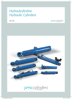 Double acting Hydraulic Cylinder 25 CA