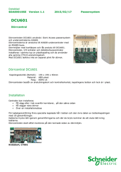 Datablad - Schneider Electric