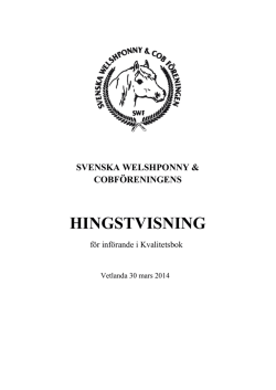 Katalog som PDF - Svenska Welshponny & Cobföreningen