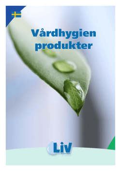 Vårdhygien Produkter 2013-04-12