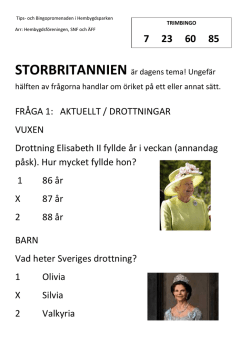 FRÅGA 1 - Tipsprom.se