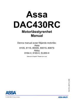 ASSA DAC430RC