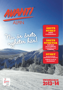 Nyheter - Avanti Alpin AB