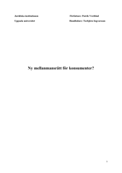 Uppsats 1-1 - Ingvarssonjuridik.se