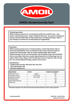 AMOIL Kompressorolja Synt