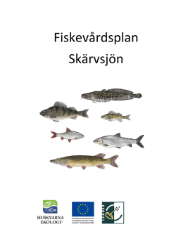 Fiskevårdsplan Skärvsjön - Leader Västra Småland LEADER Västra