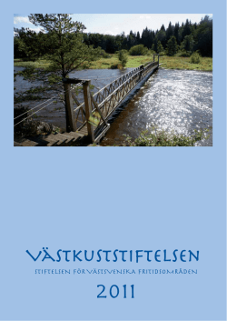 Västkuststiftelsen - Göteborgsregionens kommunalförbund