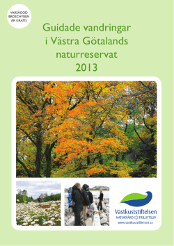 Guidade vandringar i Västra Götalands