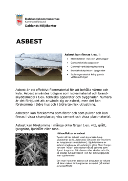 Asbets - Dalslands miljökontor