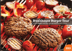 Steakhouse Burger Tour