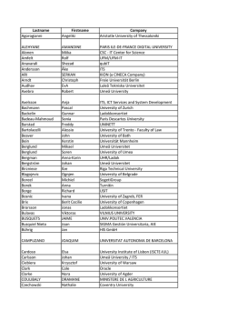 EUNIS 2014 delegates