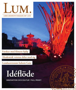LUM 7 – 2013 - Lunds universitet
