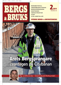 SBB 2/2011 - Svensk Bergs