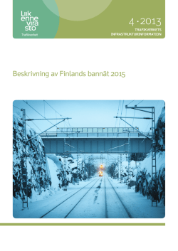 Beskrivning av Finlands bannät 2015