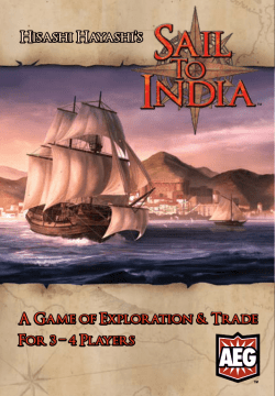 Sail to India Rulebook - Alderac Entertainment Group