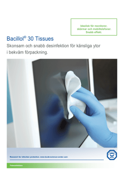Bacillol® 30 Tissues