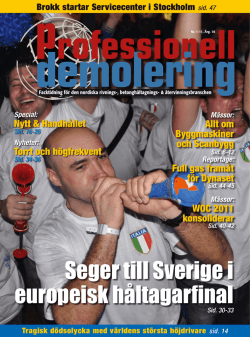 Seger till Sverige i europeisk h&aring;ltagarfinal