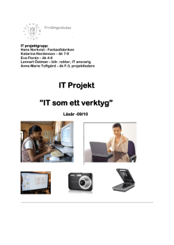 IT-strategi Bredäng (153 kB, pdf) - Bredängsskolan