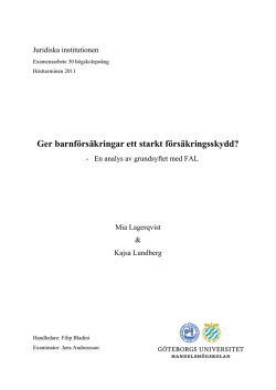 Ger barnförsäkringar ett starkt försäkringsskydd?