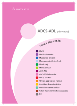 ADCS-ADL(på svenska)