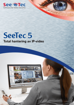 SeeTec 5 - Syd-Com