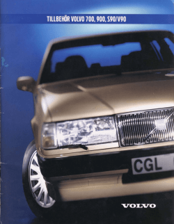 Volvo tillbehörskatalog 700/900 ca 1999-2000