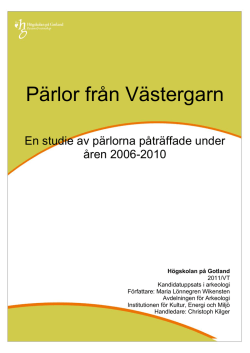 P&auml;rlor fr&aring;n V&auml;stergarn
