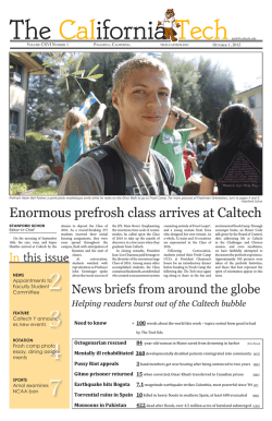 Enormous prefrosh class arrives at Caltech