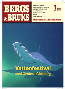 SBB 1/2014 - Svensk Bergs
