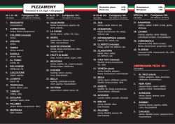 PIZZAMENY - Florens Pizzeria