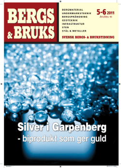 SBB 5-6/2011 - Svensk Bergs